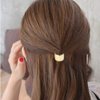6 Pcs Mini Hair Claw Clips Tiny Plastic Bead Hair Clips Hair Claws Ponytail Buckles Hair Accessories for Women and Girls