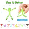 Usoway 20Pcs Mini Man Fridge Magnets, Translucent Novelty Toys for Adults Office Fun Decorative Decoration, Small Humanoid Magnetic Fidget Magnets Toys Christmas Birthday for Gifts
