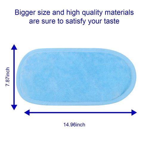 MakeUp Eraser Reusable Make Up Remover Eraser even Waterproof Make Up in Seconds Just With Water Chemical Free Eyeliner Lipstick Foundation Powder Highlighter Eyebrown (10 BLUE)