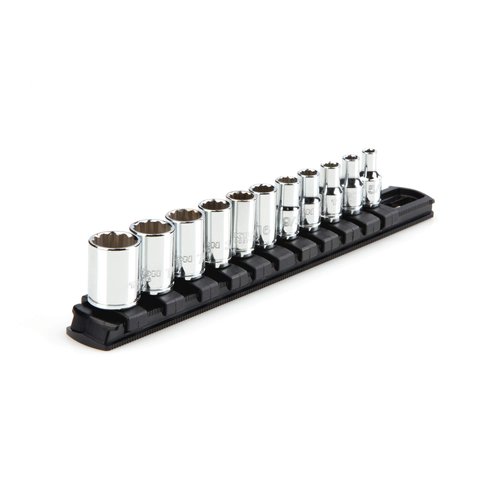 TEKTON 1/4 Inch Drive 12-Point Socket Set, 11-Piece (5/32-9/16 in.) | SHD90103