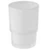 Tumbler Glass, Frosted Bathroom Rinsing Cup, Replacement Tumbler for Aomasi Toothbrush Holder
