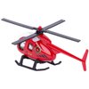 4 Alloy Mini Helicopters Model Toy - Police, Fire, Engineering Work, Military Helicopter - Diecast Helicopters with Spinning Propellers, Birthday Party Favors for Kids