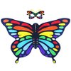 Creatoy Butterfly Wings Toddler Caterpillar Costume Kids Rainbow Dress Up Wings for Boys Girls Butterfly Bug Pretend Play Halloween Supplies Insect Party Favors Story Character Accessories
