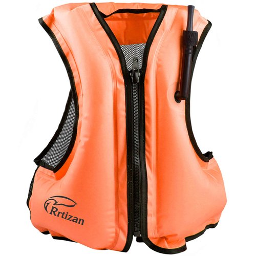 Rrtizan Swim Vest for Adults, Buoyancy Aid Swim Jackets - Portable Inflatable Snorkel Vest for Swimming, Snorkeling, Kayaking, Paddle Boating and Other Low Impact Water Sports Safety