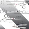 Scissors for Hair Barber Shears Kit, Fozirut Professional Hair Cutting Scissors Set Haircut Scissors Blending Shears Set, Salon Hair Trimming Scissors Layering Shears to Cut Hair for Women Men