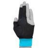 Longoni Sultan 2.0 Billiard Pool Cue Glove - for Left or Right Hand - Black (Medium, for Left Hand (Right-Handed Player))
