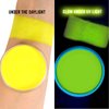 Depvision Professional Oil Based Neon Face Paint Body Paint Waterproof UV Face painting Makeup for Kids and Adults Single Color Halloween SFX Party 30g (UV Yellow)