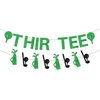 Golf 30th Birthday Party Decoration Supplies for Men Thir-tee Golf Happy Birthday Banner Bunting Golf Party Garland for Golfer Fans Sports Themed Party Decorations Supplies