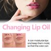 Color Changing Lip Oil - Moisturizing Lip Glow Oil and Color Changing Lip Gloss for All Skin Tones