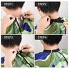 Professional Hair Cutting Cape Waterproof Barber Cape with Adjustable Snap Closure Hair Cutting Accessories Barber Cape, Hairdressing Salon Cape for Men 63 x 55.9 Inches