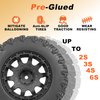 RC Station 12mm Hex RC Wheels and Tires 2.8 RC Tires 1/10 Scale RC Truck Tires Wheels for Traxxas Rustler Stampede Hoss 2wd 4x4 vxl Tires Wheels Arrma Redcat RIAARIO AMORIL Tires Wheels Preglued 4PCS