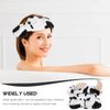 Plush Headbands Cow Shaped Spa Hair Bands Hair Wrap Soft Bath Makeup Washing Face Head Wraps for Girls Women Winter Keep Warm 2pcs
