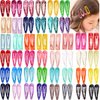 CÉLLOT 88 Pieces 2 Inch Snap Hair Clips No Slip Metal Hair Clip Barrettes for Girls Toddlers Kids Women