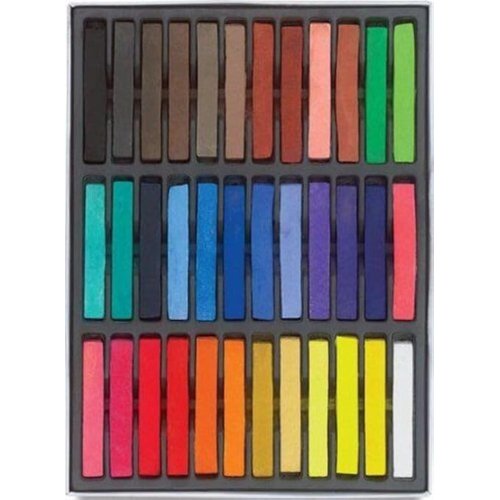 HAIRCHALKIN® 36 Non-Toxic Temporary Hair Pastel Chalk Beauty Kit