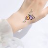 30 Sheets 3D Butterfly Temporary Tattoos for Women and Girls, Muulaii Waterproof Fake Tattoo Stickers, Colorful Butterfly Body Art Temporary Tattoos in Bracelets, Back, Wrist and Arm Bands
