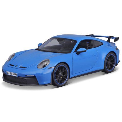 Maisto - 1/18 Scale Model Compatible with Porsche 911 GT3 2022 Die-Cast Scale Model Sports Car Miniature (Blue)
