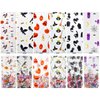 JOYIN 120 Pcs Halloween Cellophane Treat Bags, Halloween Trick or Treat Bags, Clear Plastic Goodie Gift Bags, Halloween Candy Bags for Party Favor Party Supplies