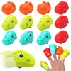12PCS Biting Finger Dinosaurs Pull Back Cars Toys Set for Kids Boys Girls Toddlers, Racing Vehicle Dinosaur Party Favors Bulk Finger Toys for Classroom Prizes, Pinata Fillers, Goodie Bag Stuffers