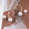 Sttiafay Vintage Pearl Drop Earrings Gold Pearl Stud Earrings Boho Tiny Pearl Earrings Pearl Wedding Earrings Jewelry for Women
