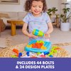 Educational Insights Design & Drill Shapes Workshop, 73 Pieces with Electric Toy Drill, STEM Toy, Gift for Kids Ages 3+