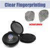 Compact Ink Pad for Fingerprints - Set of 1, Black - Easy-to-Store and Easy-to-Wash Thumbprint Ink Pad for Notaries, Schools, Police, and Crafts