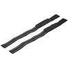 Harbinger 20500 Big Grip No-Slip Nylon Lifting Straps with DuraGrip, Padded, 21.5", Black