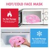 LotFancy Face Ice Pack, Reusable Ice Face Mask, Gel Bead Cold Face Eye Mask, Hot Cold Compress for Puffiness, Facial Routine, Post-Surgical Recovery, Headache, Skin Care, Post Laser Care
