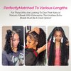 Human Braiding Hair for Boho Braids Human Hair Water Wave 20 Inch 2 Bundles 100g Wet and Wavy Human Hair for Boho Knotless Braids Bulk Boho Human Hair Extensions (Natural color, 20 inch)