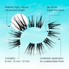 Ardell Seamless Underlash Extensions Fauxmink Mini Kit, 10 Lashes, 1 Day Clear Glue, Seal, Applicator, Perfect for On-The-Go Lash Customization, 1-Pack