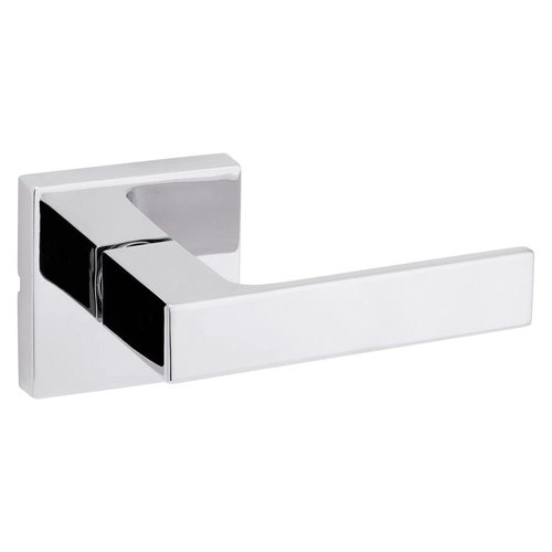 Kwikset Singapore Interior Passage Door Handle, Lever For Closet and Hallway Doors, Reversible Non-Locking Handle Lever, Polished Chrome