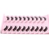outopen 10 Pairs Half Lashes 3D Multi-Layers Fluffy Cat Eye Lashes Clear Band Natural Look False Eyelashes That Look Like Extensions 15mm Curl Volume Lashes Reusable (WET-02)