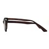 SA106 Womens Bling Rhinestone Plastic Cat Eye Horn Rim Powered Reading Glasses Brown 1.5