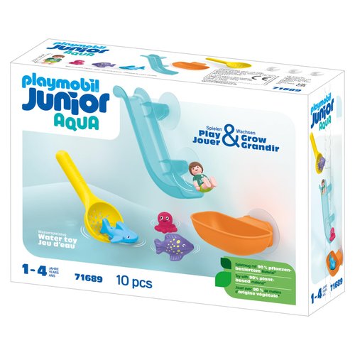 Playmobil Junior Aqua: Water Slide with Sea Animals
