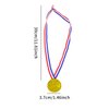 Honbay 24PCS Gold Plastic Winner Award Medals for Parties, Games, Sports, Dress Up and More