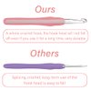 8 mm Crochet Hook, Ergonomic Handle for Arthritic Hands, Extra Long  Knitting Needles for Beginners and Crocheting Yarn (8 mm)
