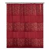 Popular Bath Aubery Shower Curtain, Burgundy 72.00" x 70.00"