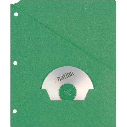 Pendaflex 32925 Essentials Slash Pocket Project Folders, 3 Holes, Letter, Green (Pack of 25)