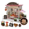 Di Vedra - DIY Dollhouse kit for Adults– Dollhouse Miniature kit – DIY Miniature Dollhouse Kits for Adults – Fun DIY Project House Kit in A Box, Accessories with Glue, Tools, Manual Included