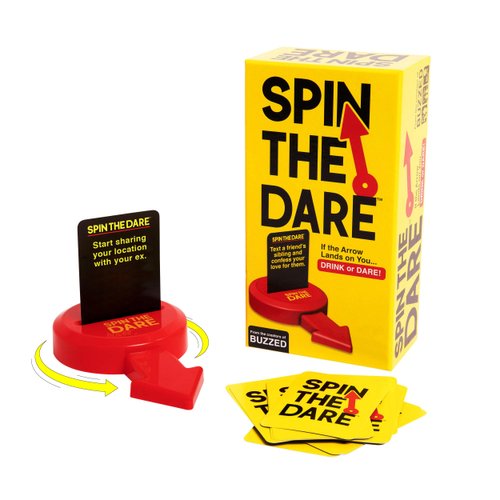 Spin The Dare - From the Creators of Viral Drinking Game Buzzed , Perfect Pregame Party Games or Drinking Games For Adults