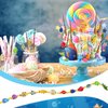 36 Pcs Fishing Birthday Party Decorations Fish Cupcake Pole Picks Fishing Themed Party Supplies Little Fisherman Tropical Appetizer Pick Cocktail Decoration for Tropical Party Cocktail Cake Decor