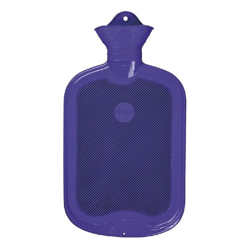 Sänger Rubber Hot Water Bottle - Made in Germany - 2 litres (Purple)