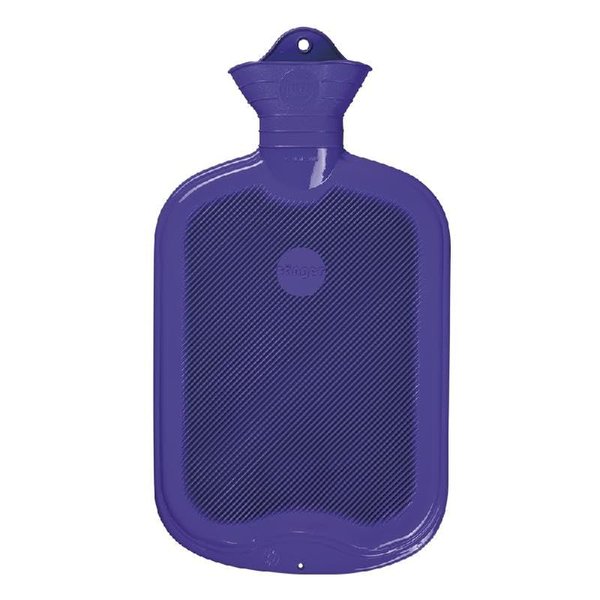 Sänger Rubber Hot Water Bottle - Made in Germany - 2 litres (Purple)