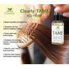 TAME Anti Frizz Smoothing Hair Styling Oil | Sulfate Free Leave In Hair Serum to Control Frizz, Add Shine for Curly, Frizzy, Dry Hair for Adults + Kids | Natural Hair Product Made in USA