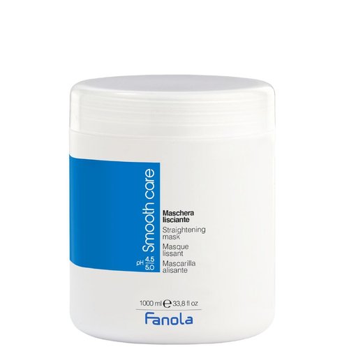 Fanola Smooth Care Straightening Mask - Anti Frizz Hair Mask for Smoothing &amp; Detangling - Made Wi...