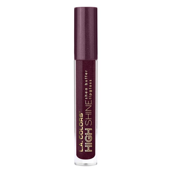 L.A. Colors High Shine Shea Butter Lip Gloss, Lavish, 0.14 Ounce, (CLG941)