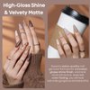 modelones Gel Nail Polish - 6 Colors 2024 Brown Limited Collection Skin Tone Nude Gel Polish Neutral Nail Polish Beige Khaki Gel Nail Polish Set, Soak Off French Nail Art Manicure DIY Home Salon Gift