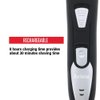Barbasol Rechargeable Electric Beard Trimmer with Stainless Steel Blades and Adjustable Settings