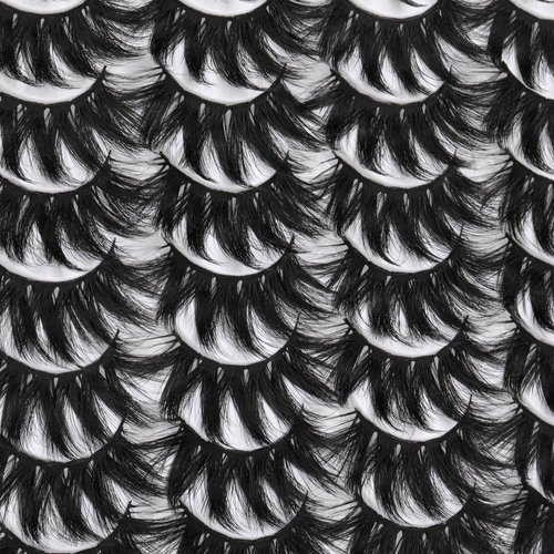 ALICROWN Dramatic Eyelashes Fluffy Mixed False Lashes Lightweight Handmade Soft Volume 16 Pairs Faux Mink Lashes Pack