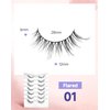 Wispy Eyelashes Natural Lashes Natural Eyelashes Fake Lashes Natural False Eyelashes Strip Lashes Wispy Lashes Flared-01
