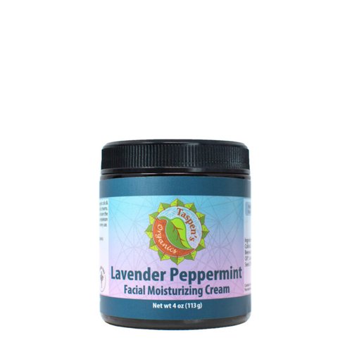 Hydrating Facial Moisturizing Cream - All-Natural & Organic Ingredients, for Deep Hydration and Glow - Face Cream, Anti Aging Moisturizer for Face (Lavender Peppermint, 4 oz)